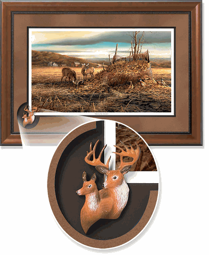 Sharing the Bounty Encore II Cameo Framed